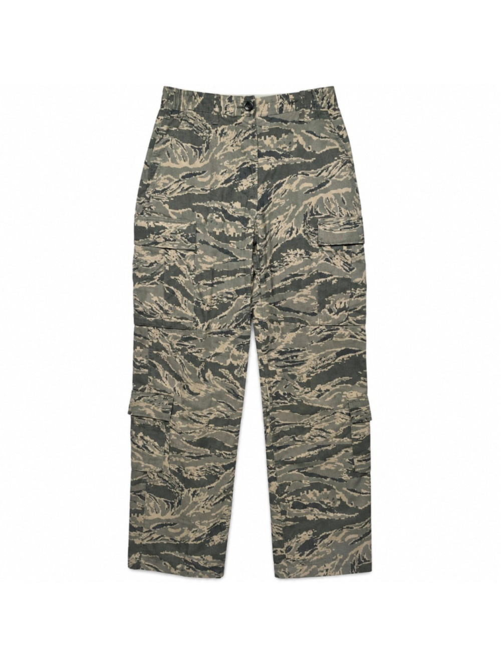 USAF ABU Womens 8R Tiger Stripe Camo Cargo Pants Military Issue 8410-01-536-2734